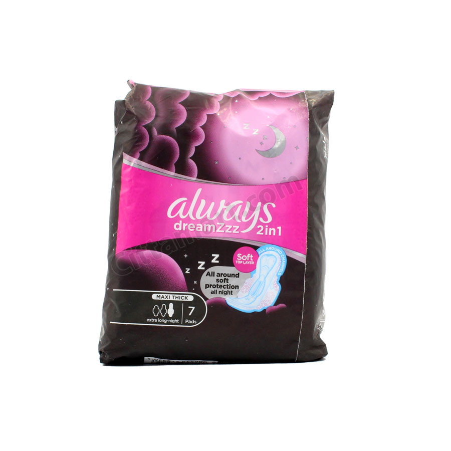 Always DreamZzz All-Night Maxi Thick Extra Long Sanitary Pads 16 pk