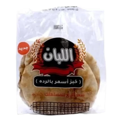 اللبان خبز اسمر بالرده - 4 قطع